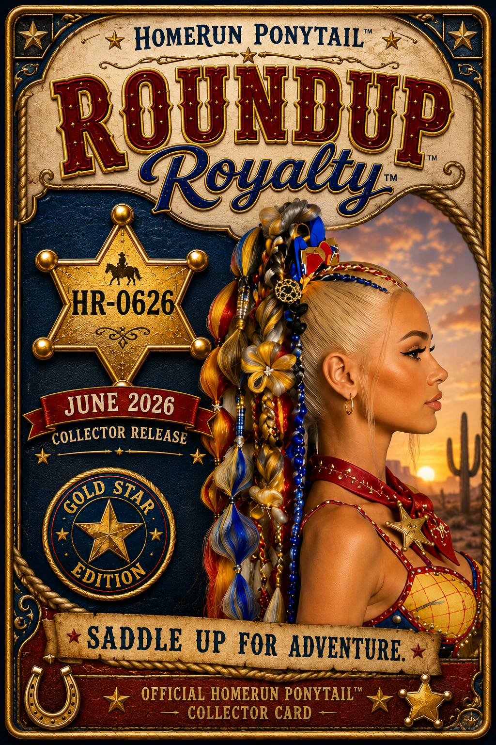 Roundup Royalty™ Homerun Ponytail™ Collector Release