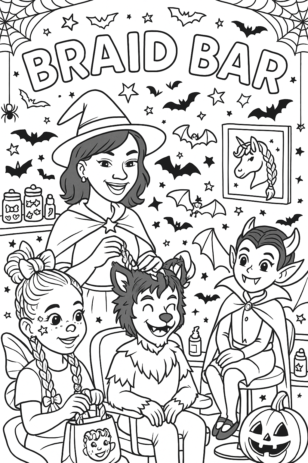 Gabby’s Spooky Slay Coloring eBook (Printable PDF)