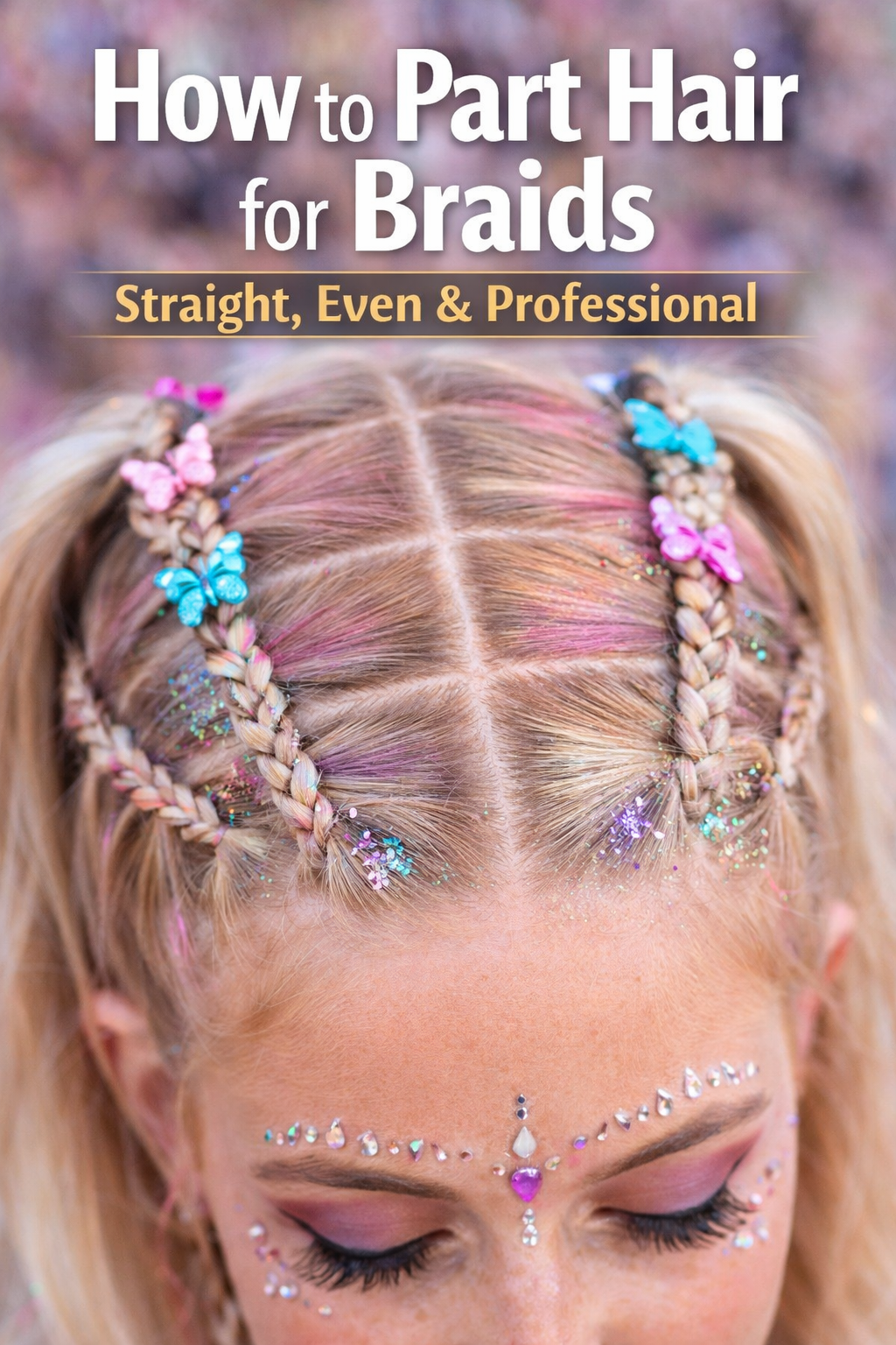 How to Part Hair for Braids (Straight, Even & Professional)