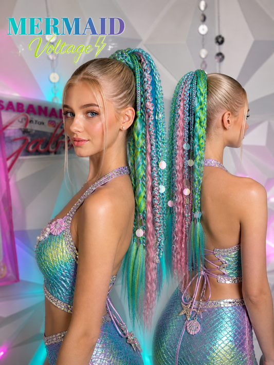Mermaid Voltage Ponytail™ | May HomeRun Ponytail Drop by Gabby101