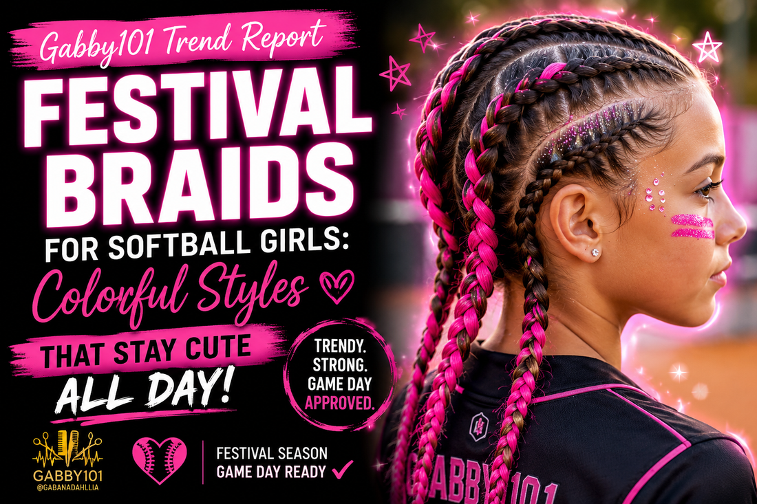 Festival Braids for Softball Girls: Colorful Styles That Stay Cute All Day