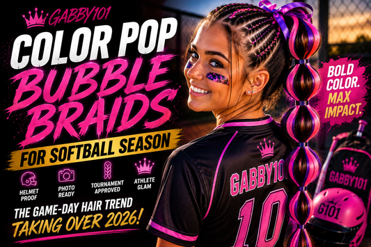 Color Pop Bubble Braids for Softball Season: The Photo-Ready Game-Day Hair Trend Taking Over 2026