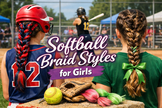 10 Softball Braid Styles for Girls | Game Day Hairstyles by Gabby101