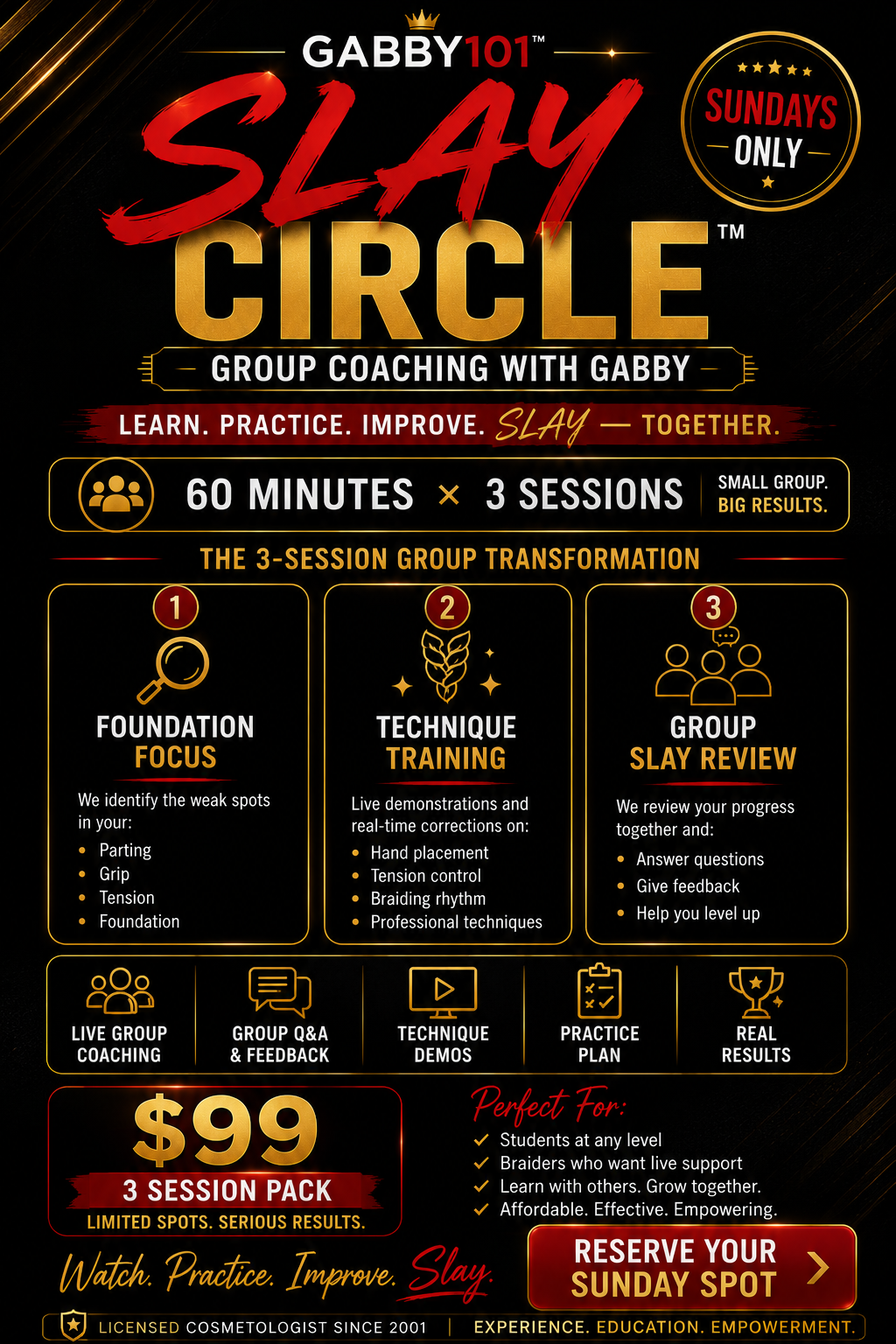 Gabby101 Live Braid Coaching
