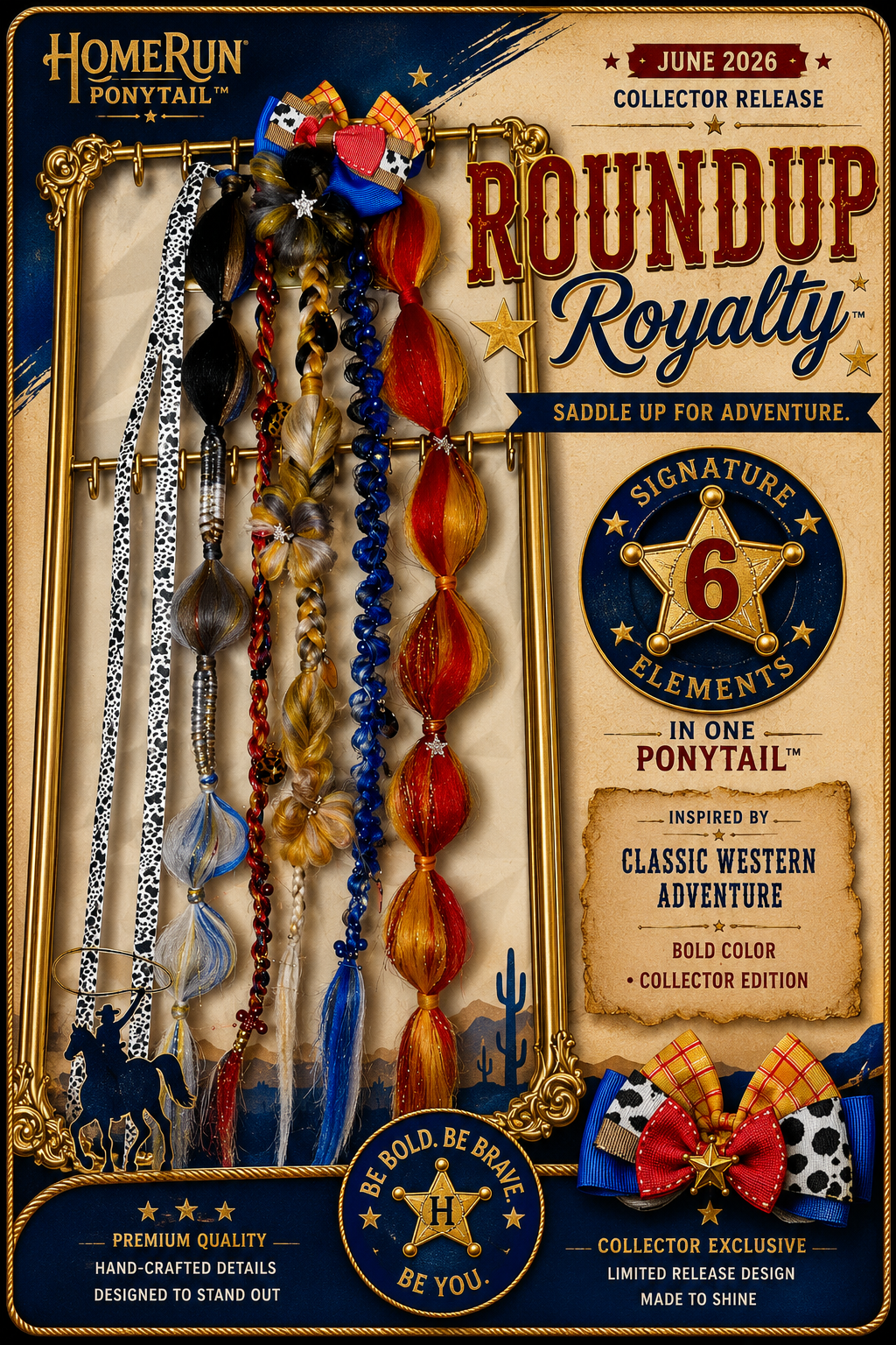 Roundup Royalty™ Homerun Ponytail™ Collector Release