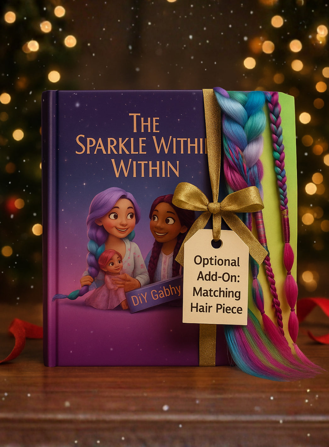 Personalized Christmas Book — 1-of-1 Story Starring Your Child | Gabby’s Unicorn Braid Bar