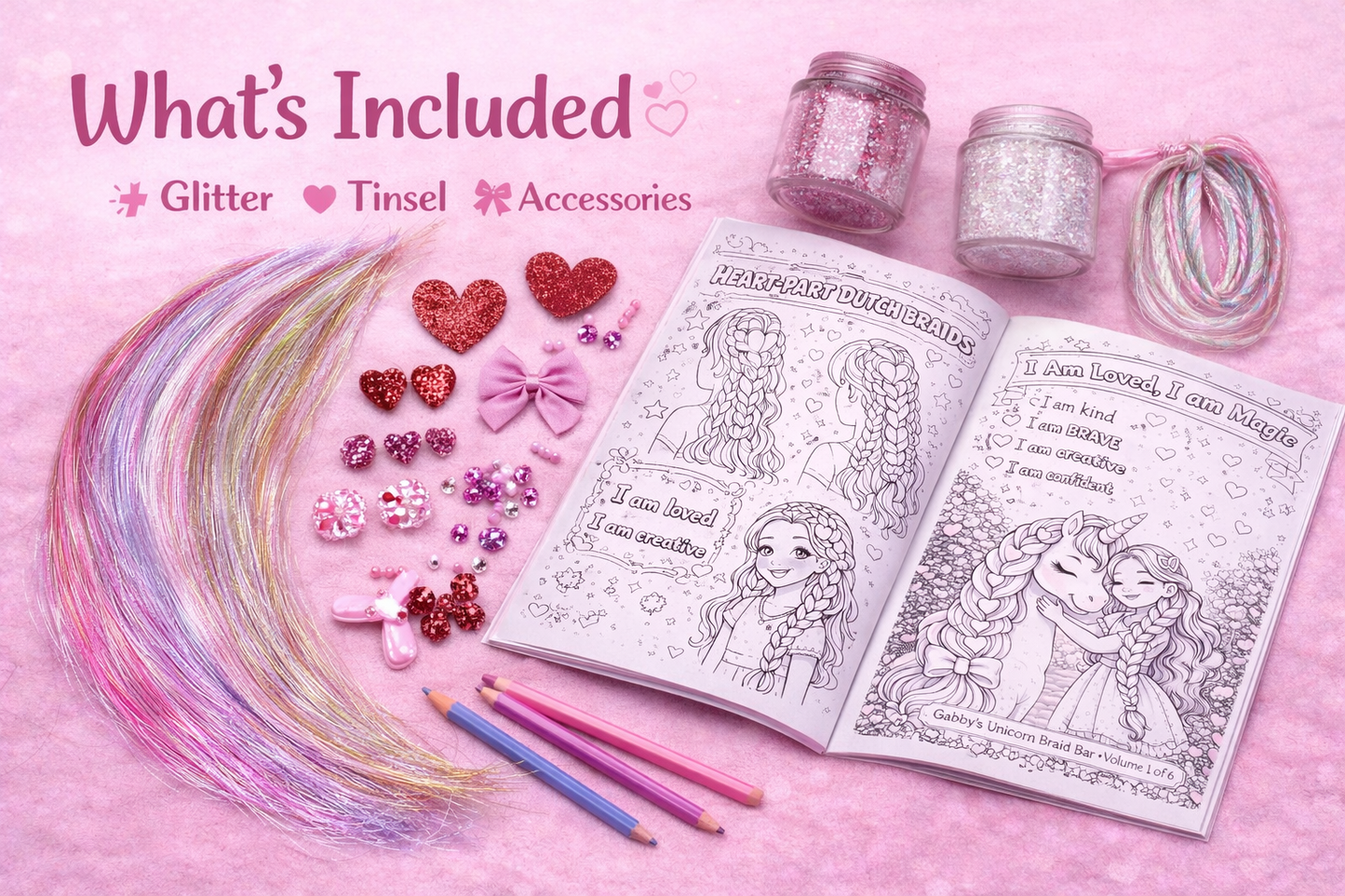 💕 GALENTINE GLAM & BRAIDS 💕 Unicorn Braid Bar • February Exclusive