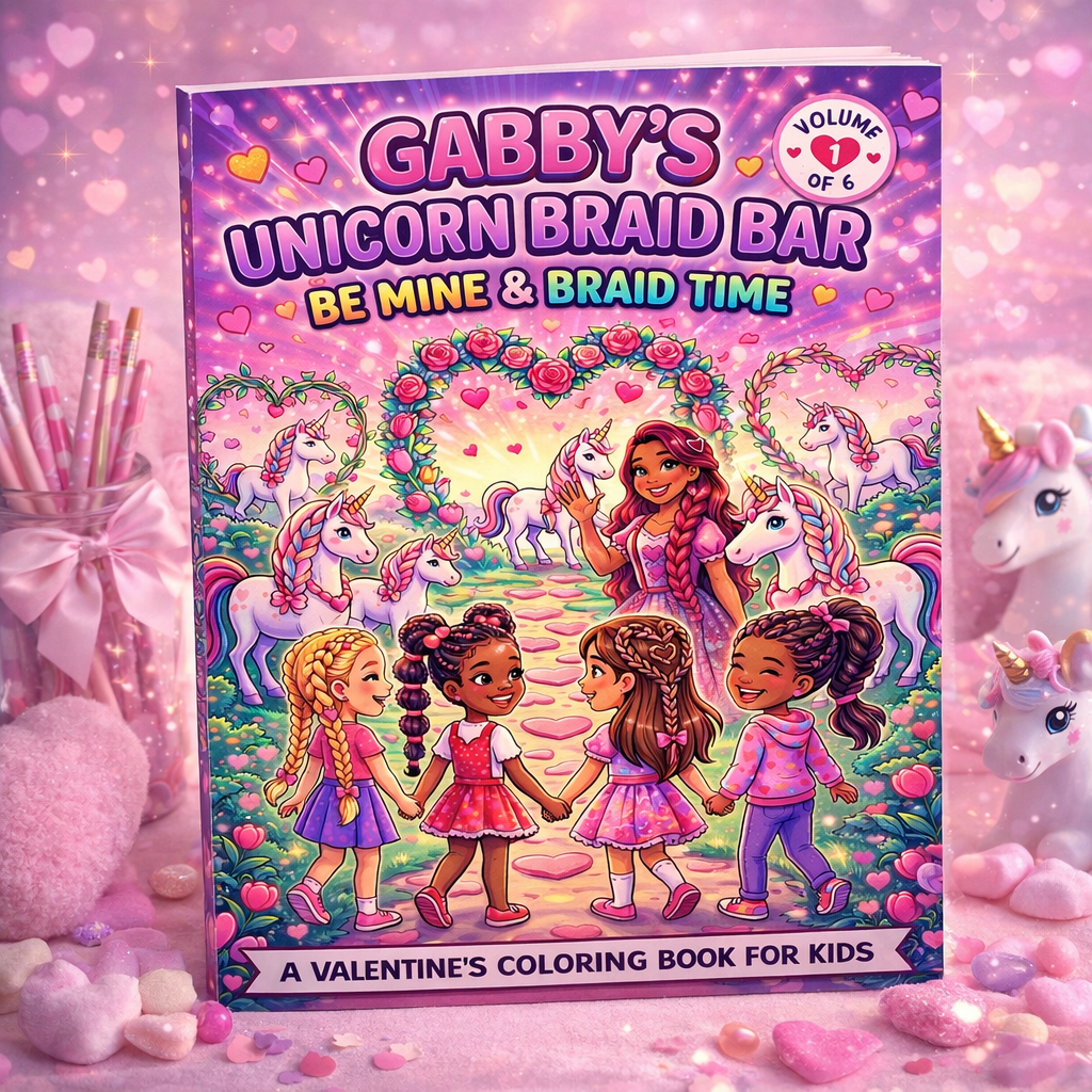 Gabby’s Unicorn Braid Bar: Be Mine & Braid Time 💖