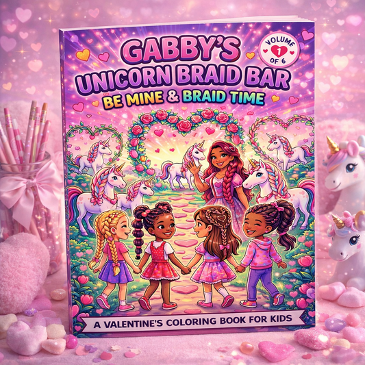 Gabby’s Unicorn Braid Bar: Be Mine & Braid Time 💖