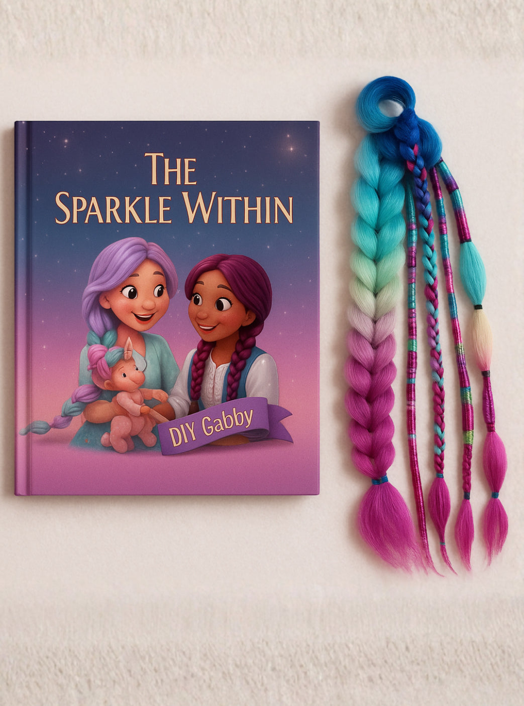 Personalized Christmas Book — 1-of-1 Story Starring Your Child | Gabby’s Unicorn Braid Bar