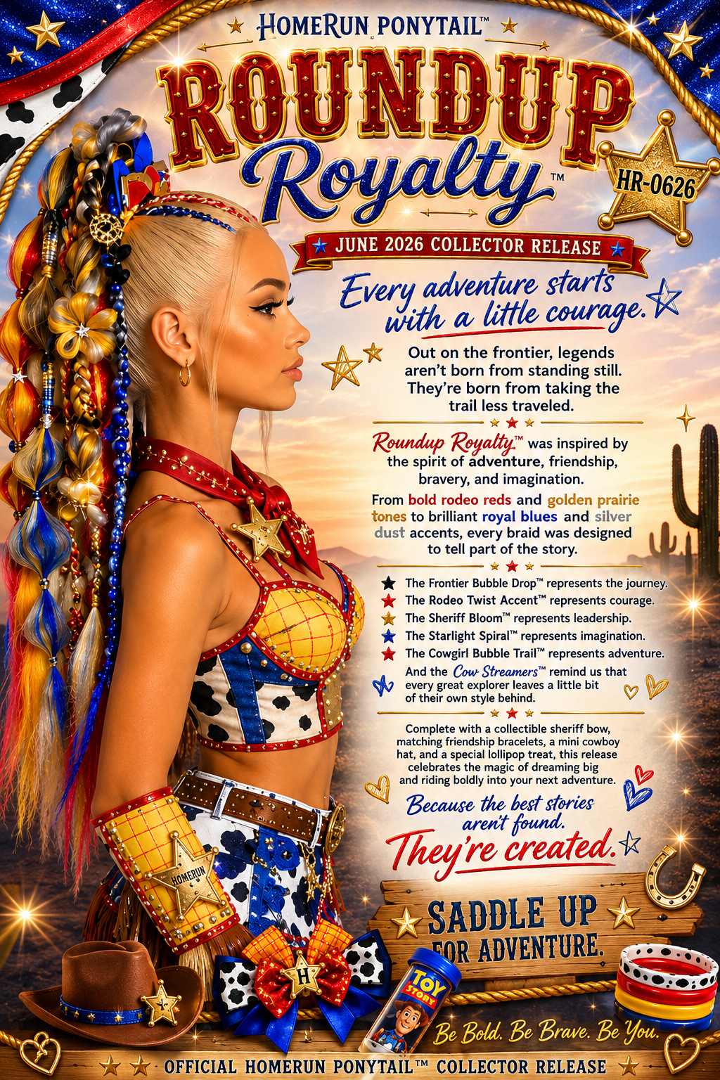 Roundup Royalty™ Homerun Ponytail™ Collector Release