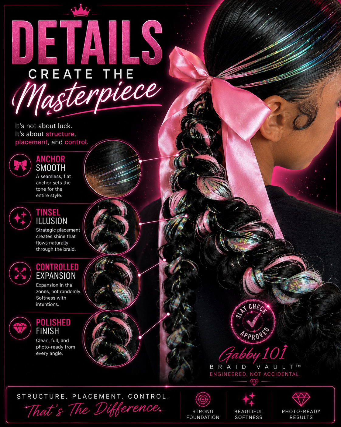 Bunny Tails With Tinsel Highlights — Full Breakdown Kit™