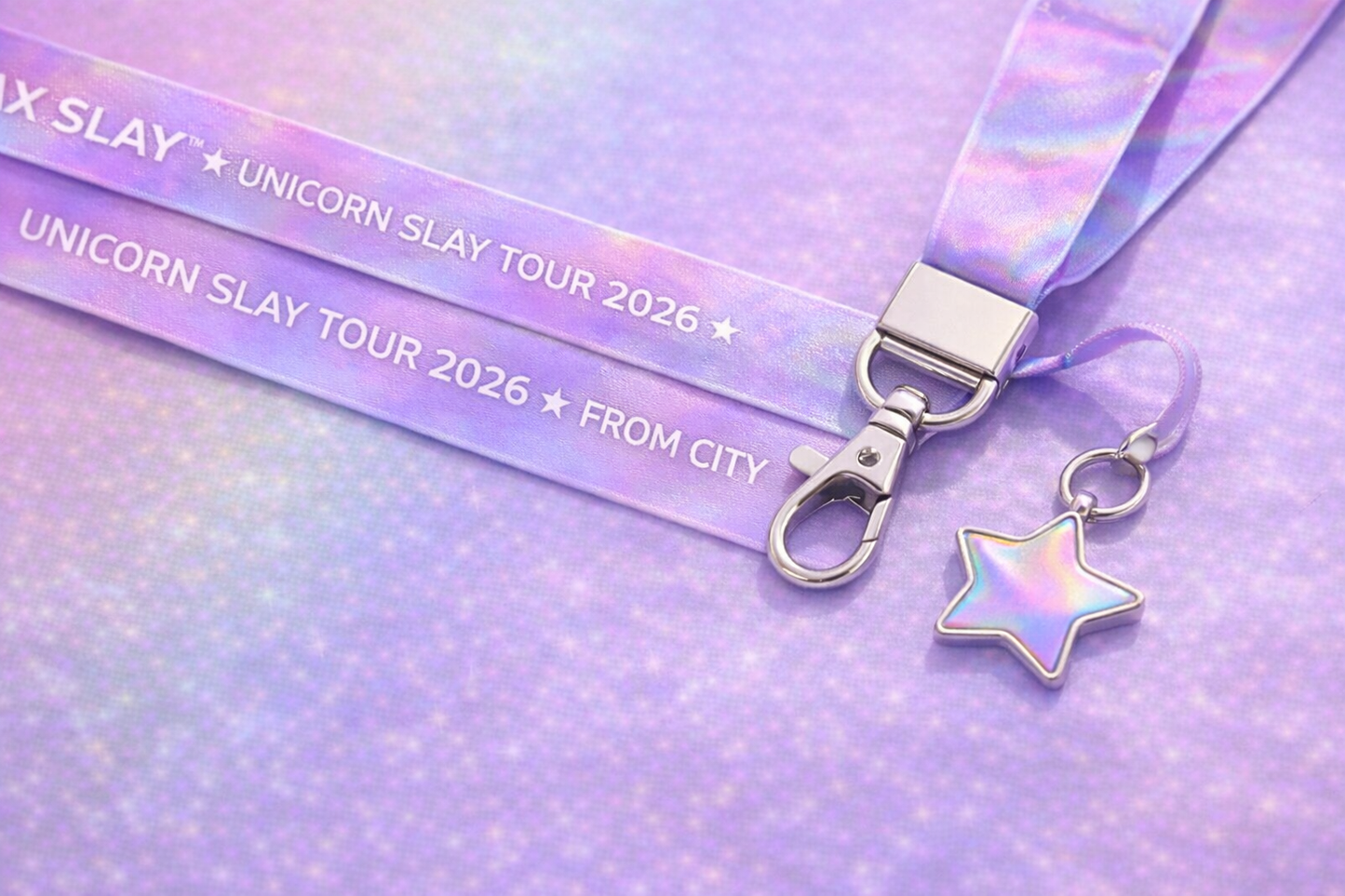 MAX SLAY™ Holographic Tour Lanyard (2026 Limited Edition)