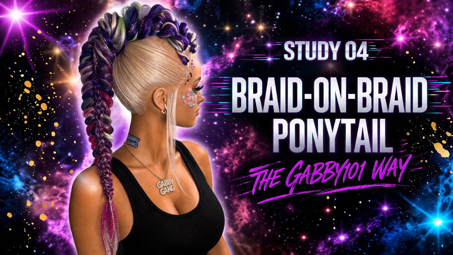 Braid on Braid Ponytail System | Signature Study 04