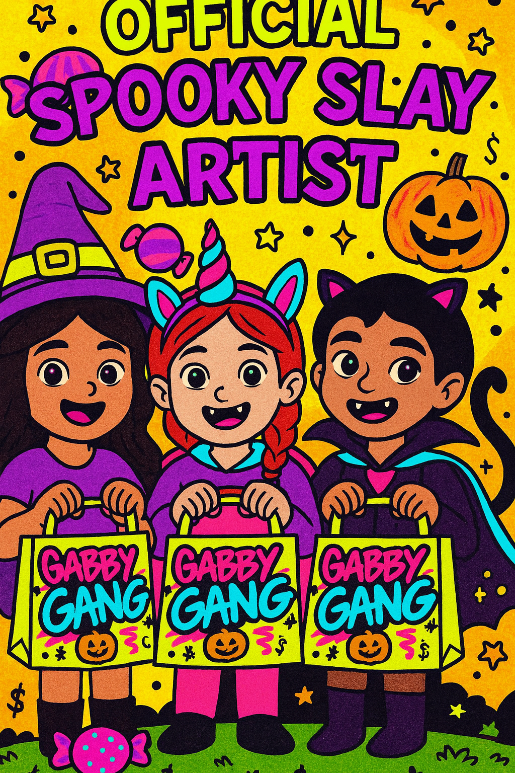 Gabby’s Spooky Slay Coloring eBook (Printable PDF)