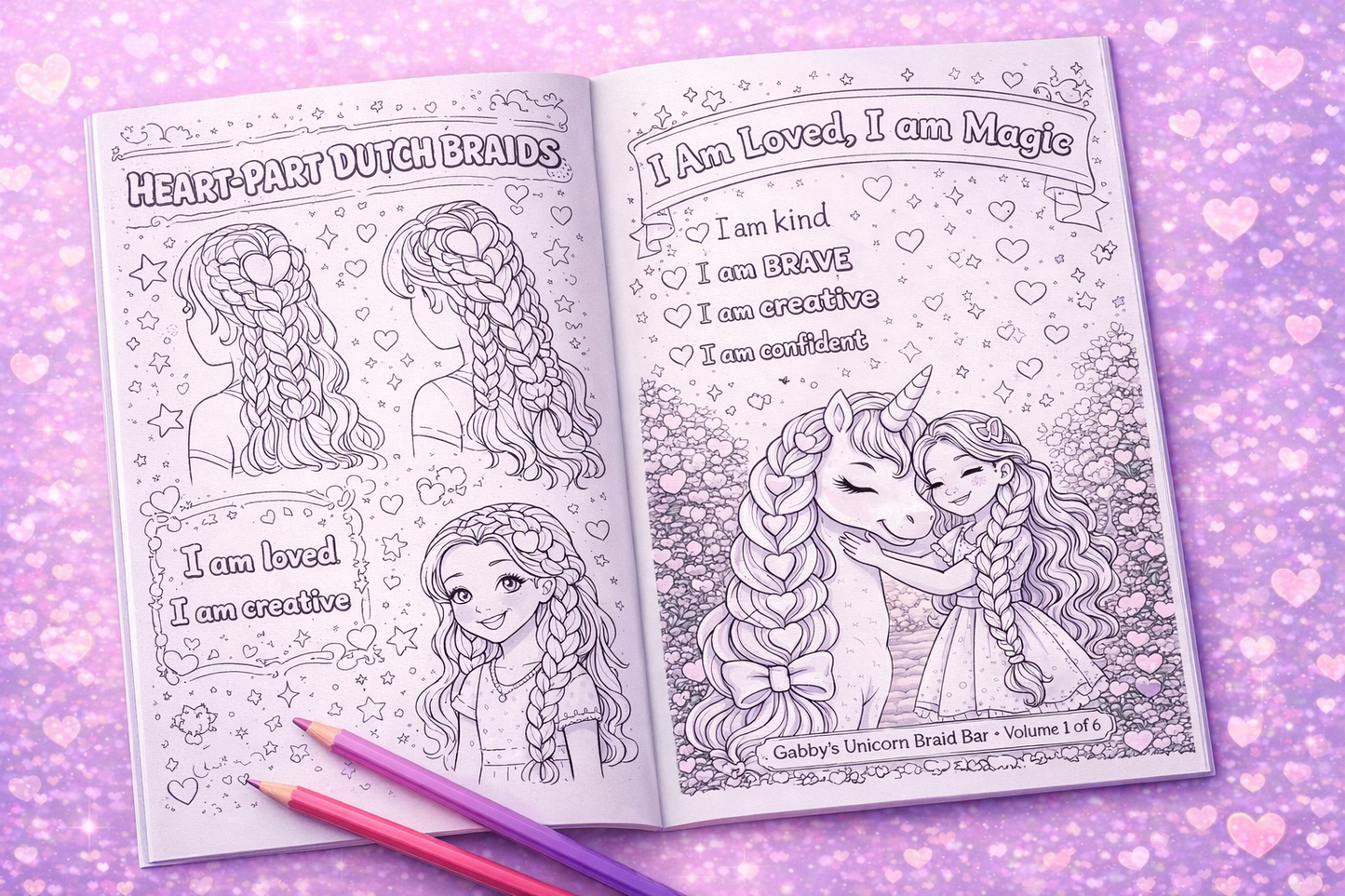 Gabby’s Unicorn Braid Bar: Be Mine & Braid Time 💖