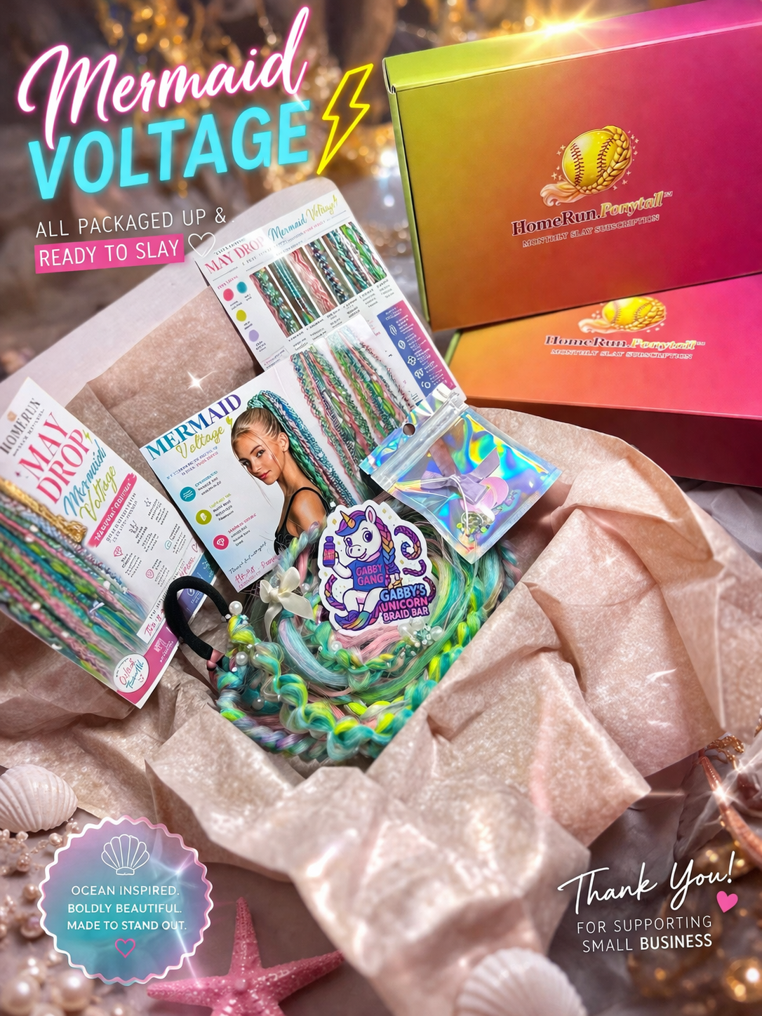 🏆 HomeRun Ponytail Monthly Subscription – The Ultimate Mystery Slay