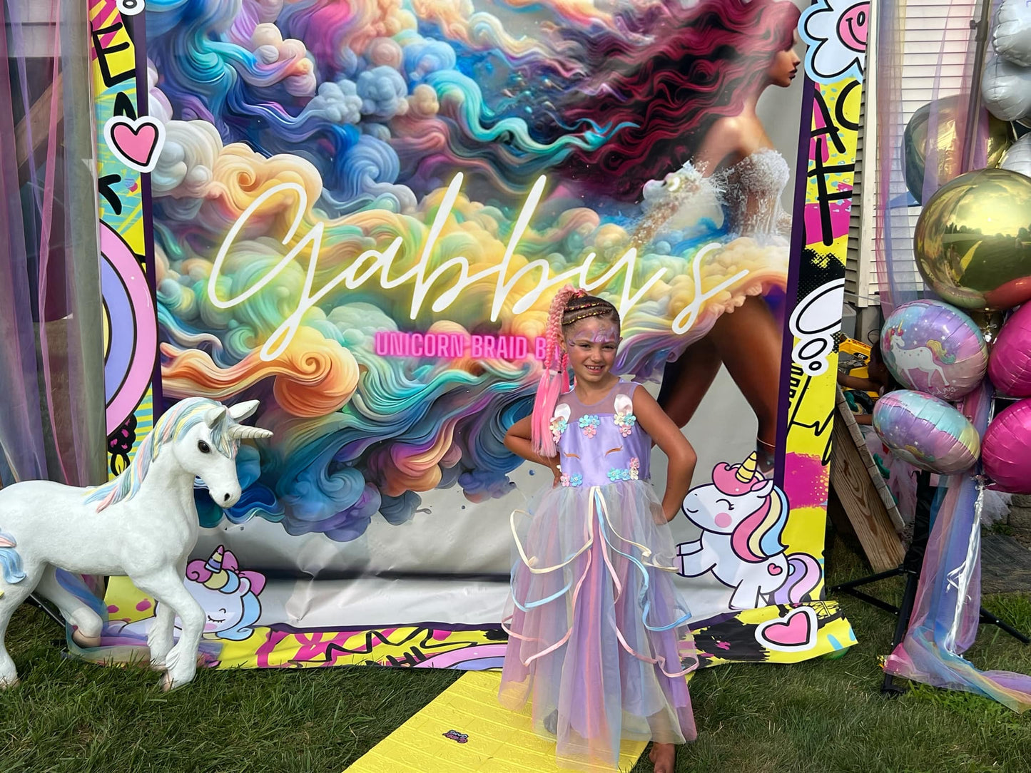 Book Gabby’s Unicorn Braid Bar