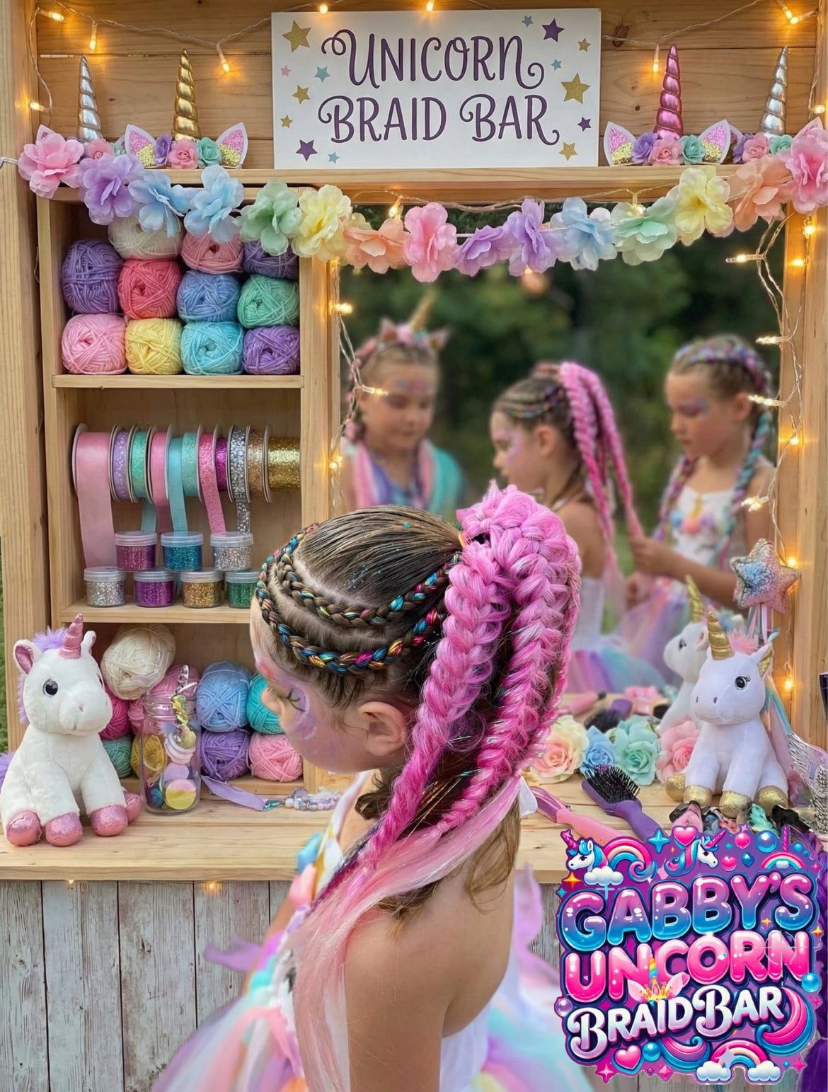 2026 Ultimate Unicorn Braid Party Package (Lock in 2025 Rates!)
