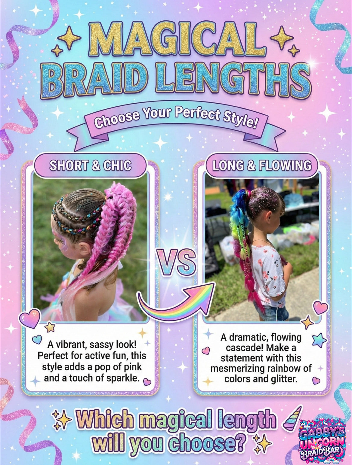 2026 Ultimate Unicorn Braid Party Package (Lock in 2025 Rates!)