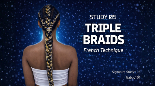 Signature Study 05 | 3 Braids → 1 Ponytail System