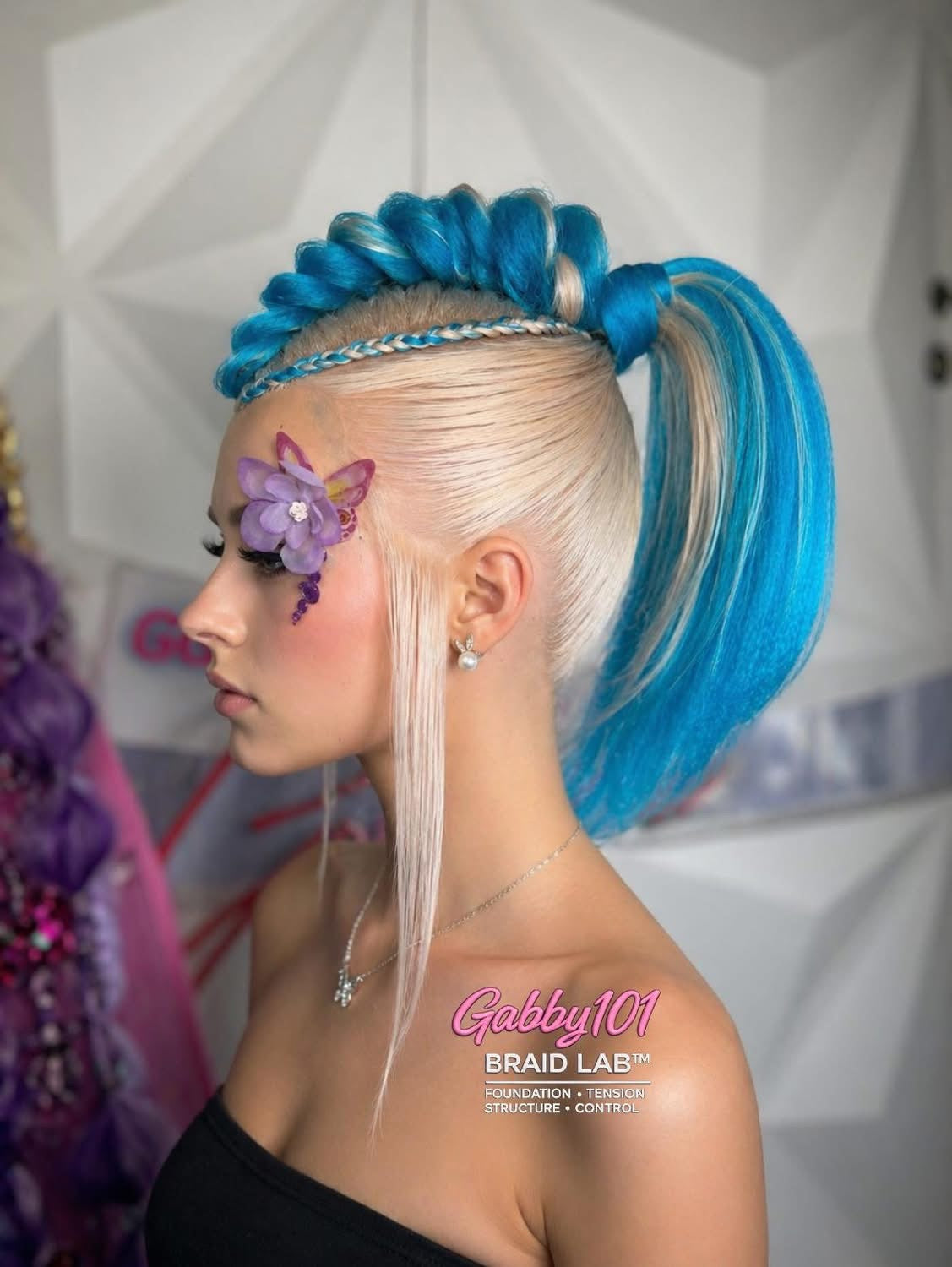 Signature Study 06 | Blue Flame Ponytail System