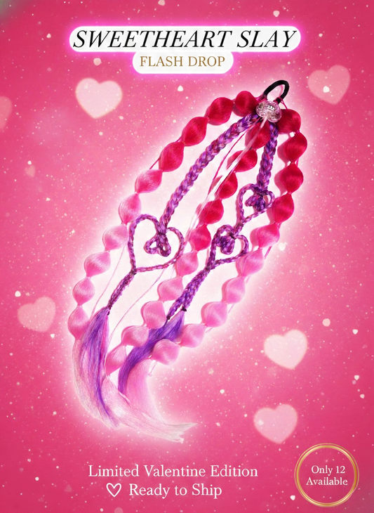 Sweetheart Slay Flash Drop — HomeRun Ponytail™ (LED Edition)