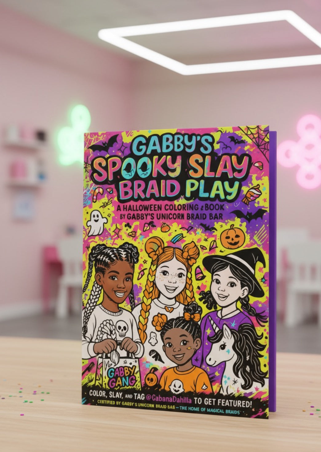Gabby’s Spooky Slay Coloring eBook (Printable PDF)