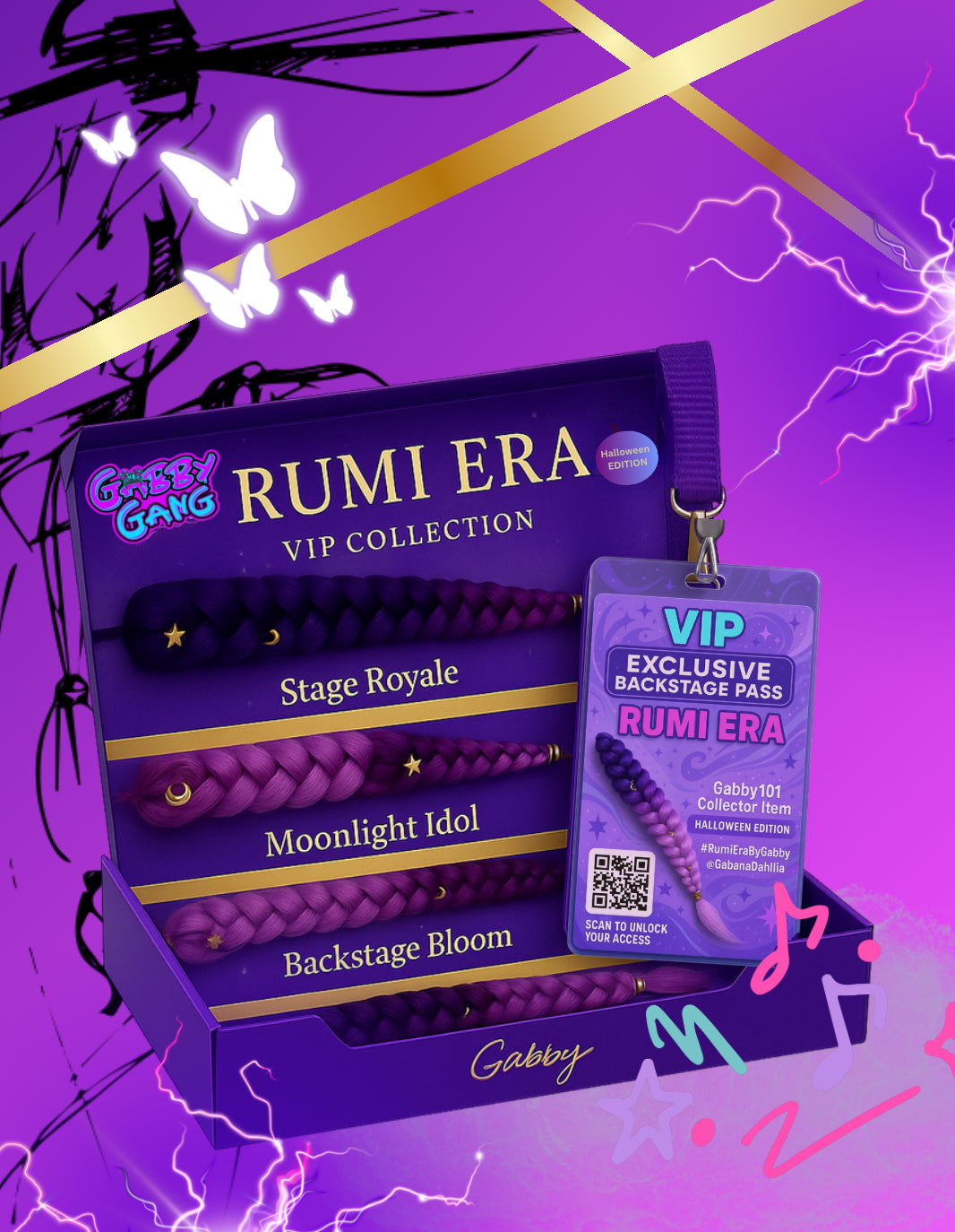 💜 RUMI ERA VIP COLLECTION — Signed by Gabby | Halloween Edition