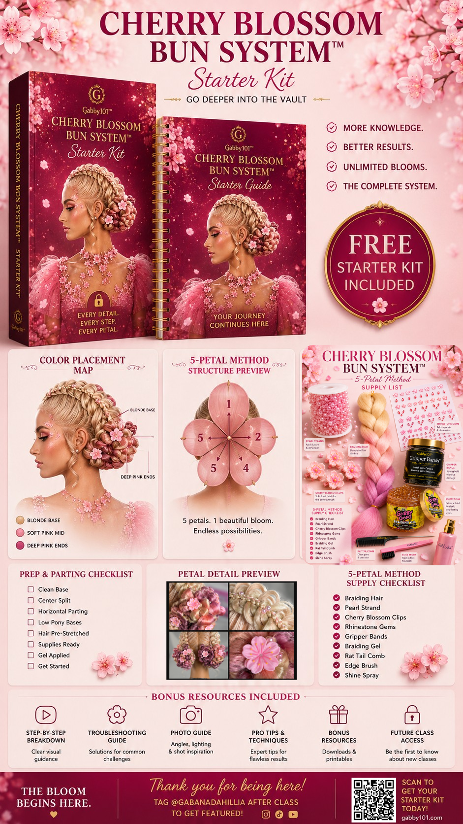 Cherry Blossom Bun System Complete Bloom Kit