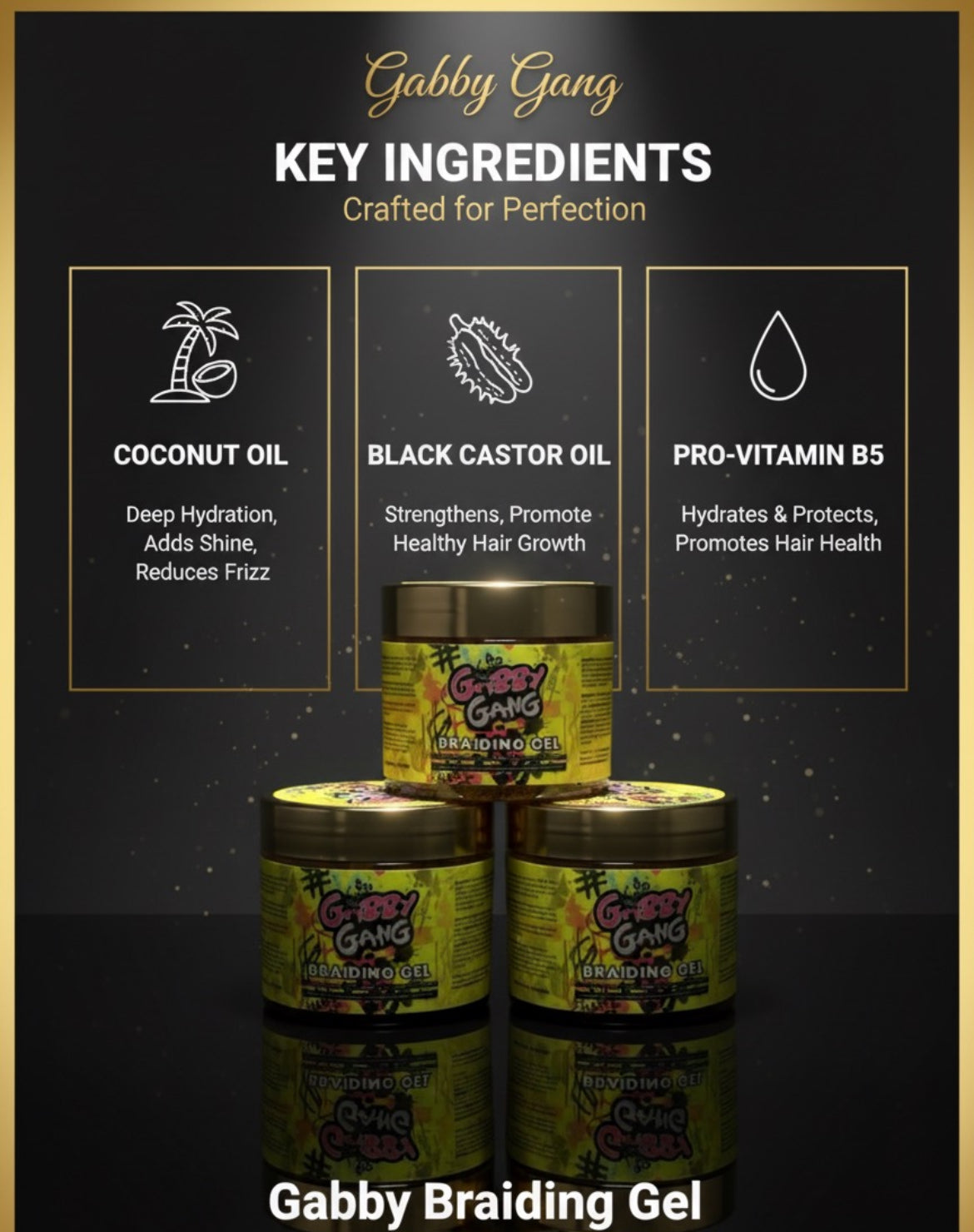 Gabby Gang Braiding Gel – Extra Hold Formula