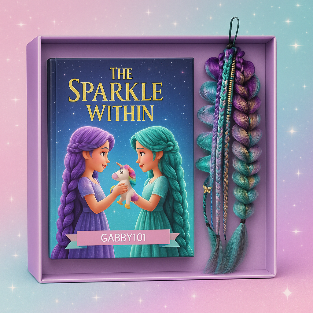🌟 THE SPARKLE WITHIN™ – Magical Hairpiece Gift Set by Gabby101